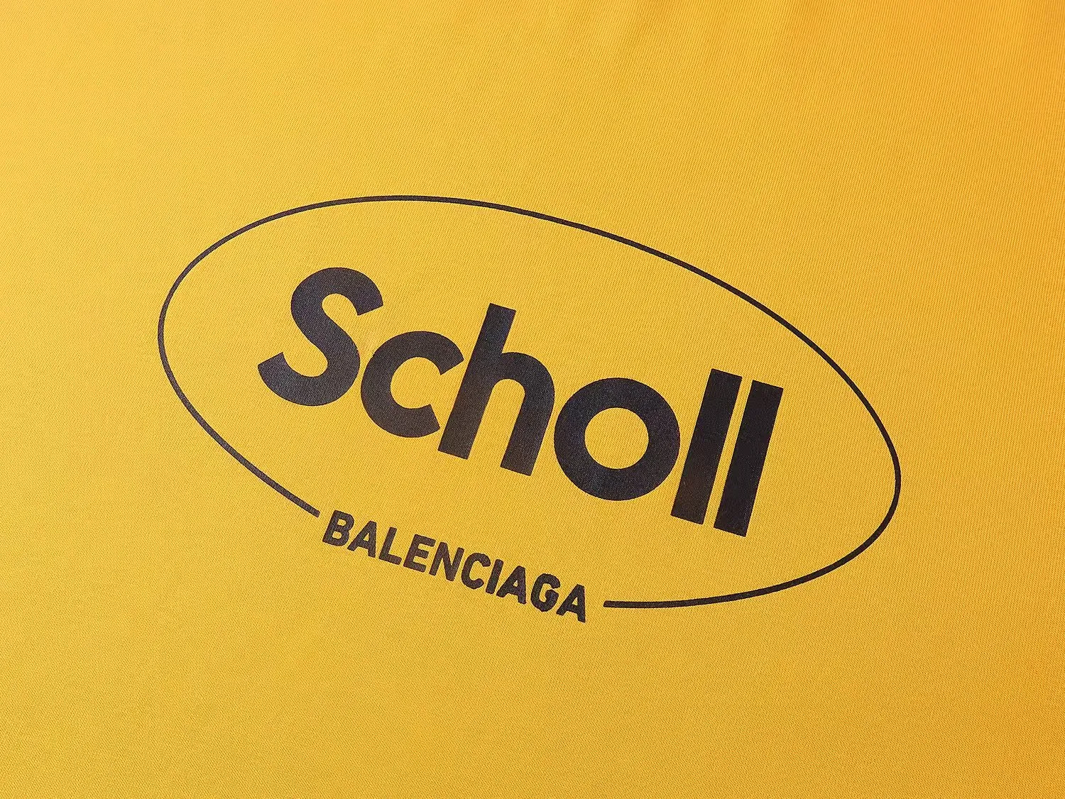 # 25SSNew Arrival Scholl # BALENCI*GA # 260g * 1 1 os Same Style！！ ：3258# Sizes：xs-L ：2 （Black.Yellow）